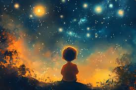 星空下的路